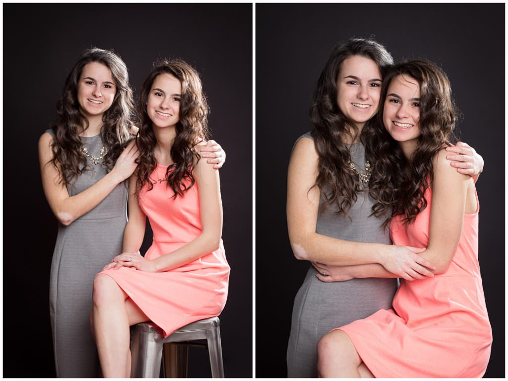 twins in berks county photo studio