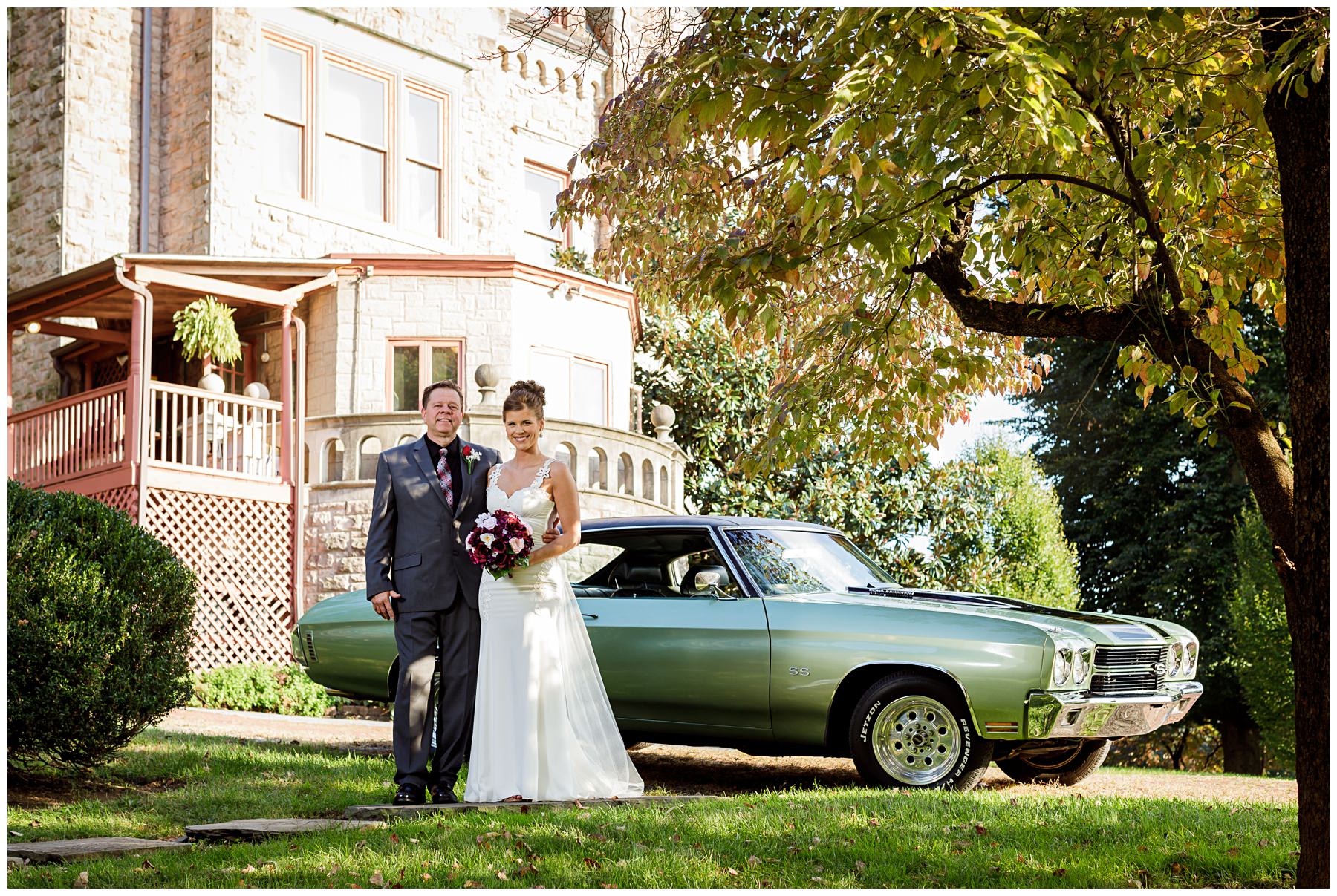 chevelle and father with bride